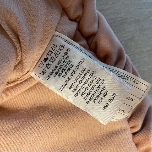 Catherine Malandrino Mini Velvet Vest - 3-6 Months - Girls- Blush Pink - Picture 3 of 5